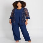 Floral Lace 3-Piece Pant Set image number null