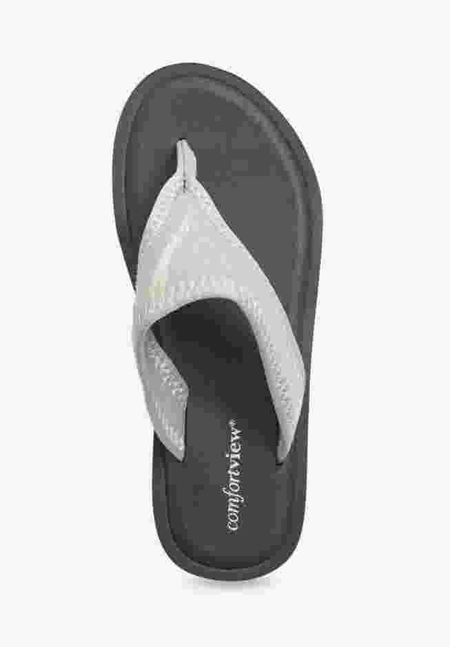 The Sylvia Soft Footbed Thong Slip On Sandal image number 4