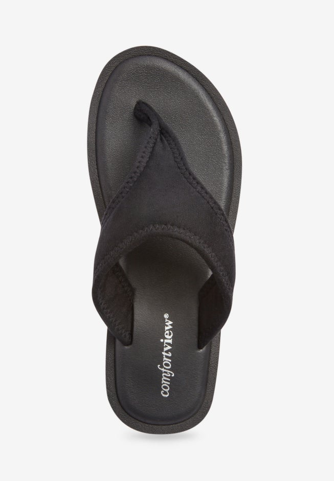 The Sylvia Soft Footbed Thong Slip On Sandal image number 4