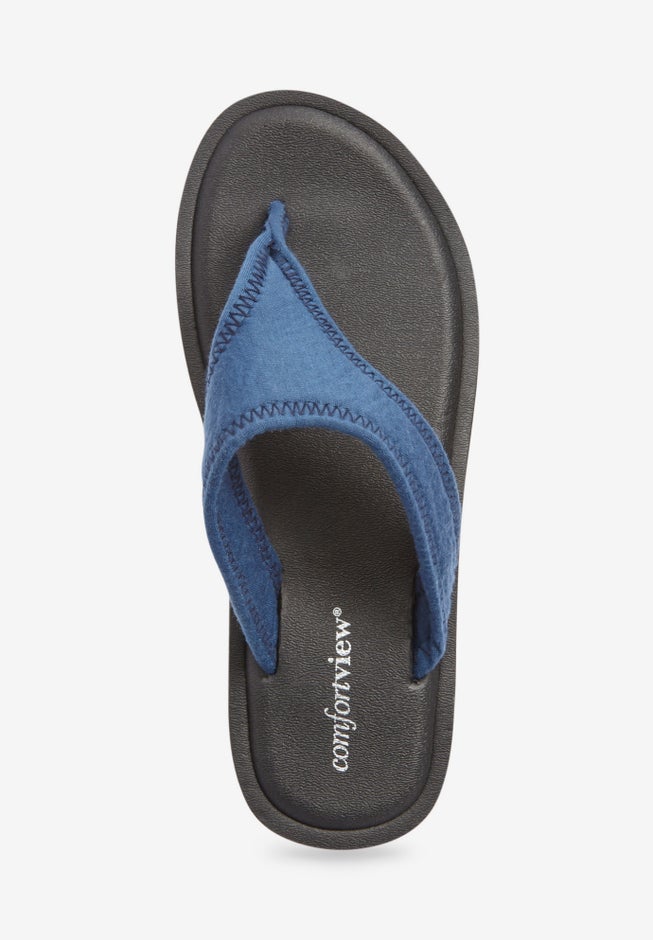 The Sylvia Soft Footbed Thong Slip On Sandal image number 4
