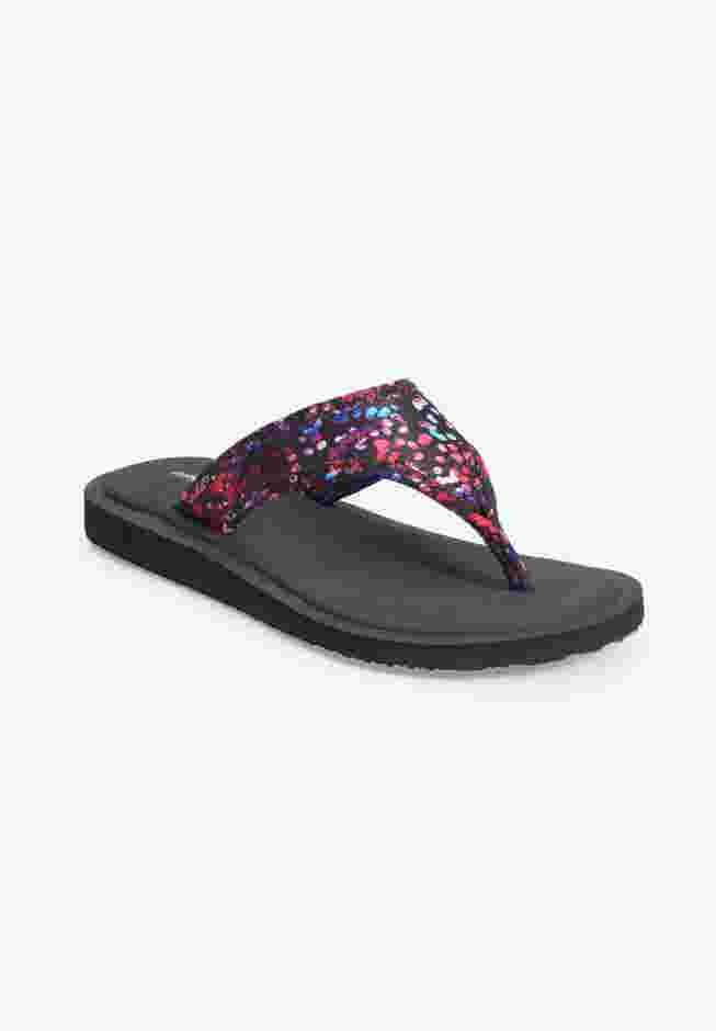 The Sylvia Soft Footbed Thong Slip On Sandal image number 0