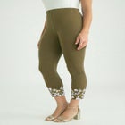 Everyday Stretch Cotton Capri Legging image number null