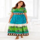 Long Crinkle Cotton Lounger image number null