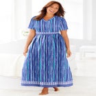 Long Crinkle Cotton Lounger image number null