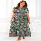 Long Crinkle Cotton Lounger image number null