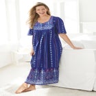 Bib-Front Short Sleeve Maxi Lounger image number null