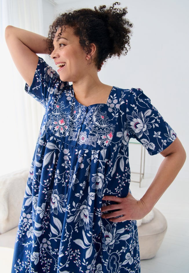 BIB-FRONT SHORT SLEEVE MAXI LOUNGER image number 6