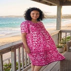 Bib-Front Short Sleeve Short Lounger image number null