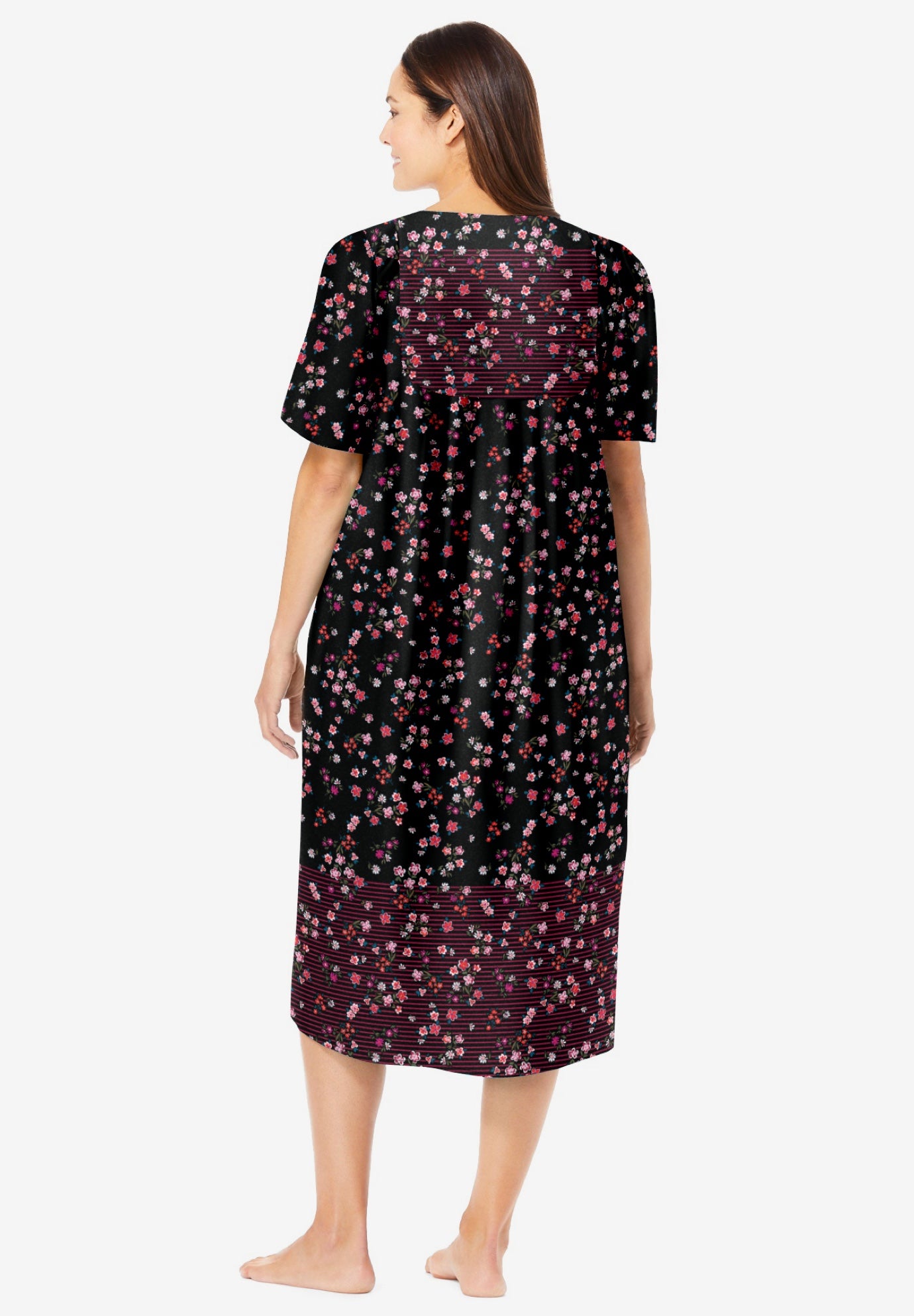 Mixed Print Short Lounger image number 1