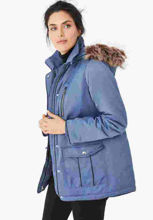 4-Pocket High-Low Parka image number 2