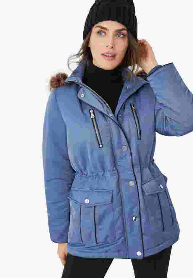 4-Pocket High-Low Parka image number 3