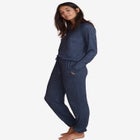 Marled Knit Jogger Pants image number null