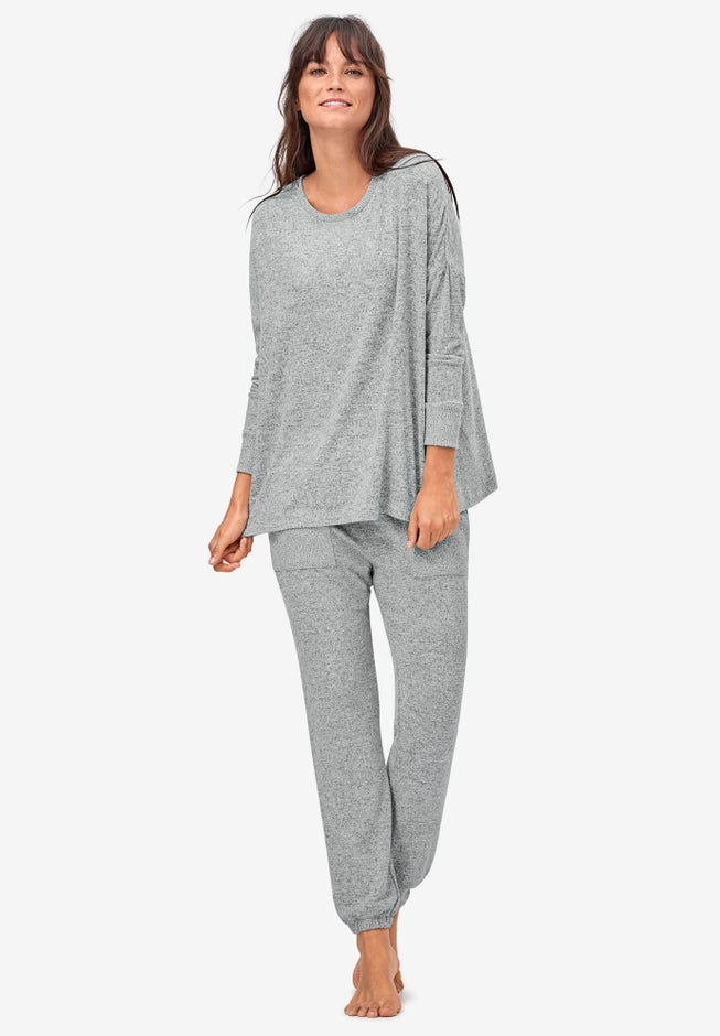 Marled Boxy Lounge Top image number 2