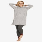 Funnel-Neck Lounge Sweatshirt Tunic image number null