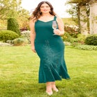 Masquerade Beaded Dress Set image number null