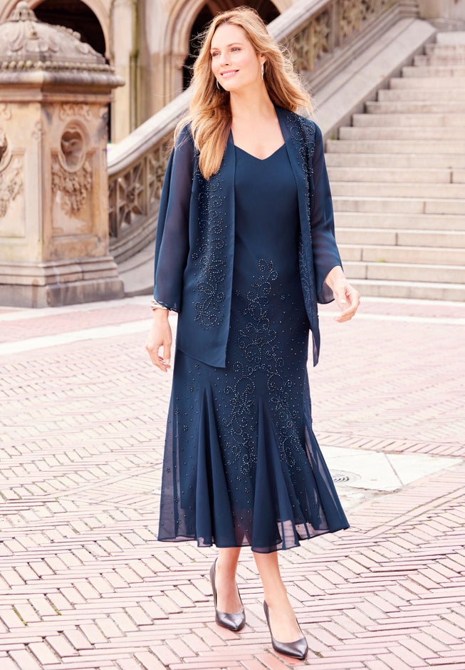 Masquerade Beaded Dress Set image number 0