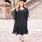 Masquerade Beaded Dress Set image number null