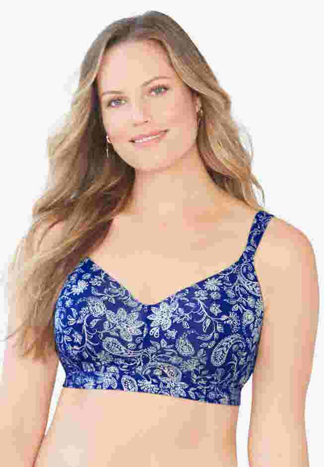 Full-Coverage Smooth No-Wire Bra image number 0