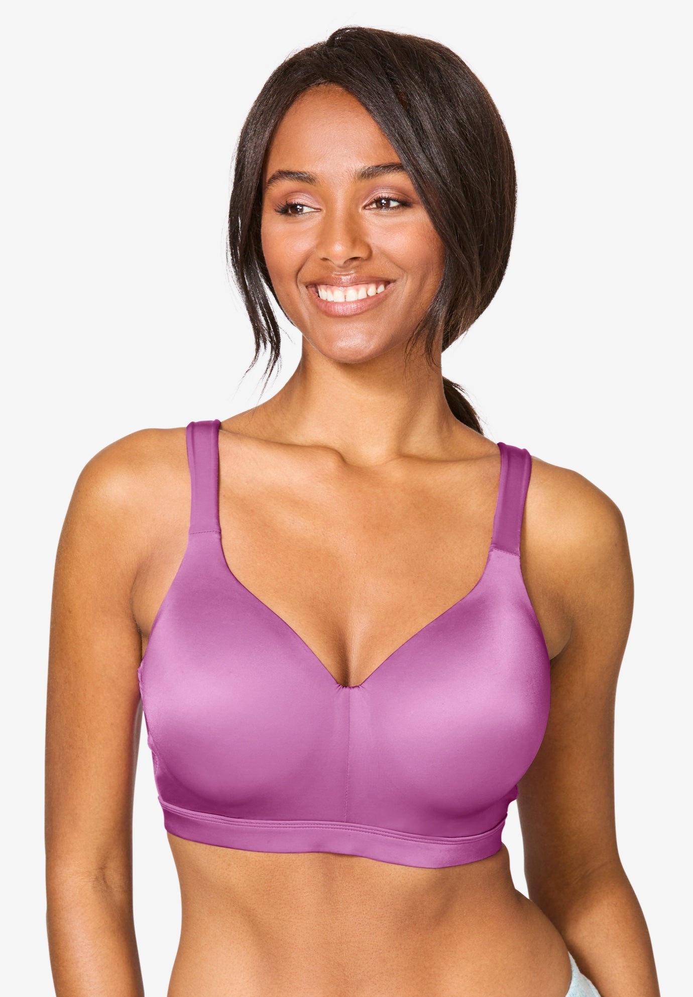 Full-Coverage Smooth No-Wire Bra image number 0