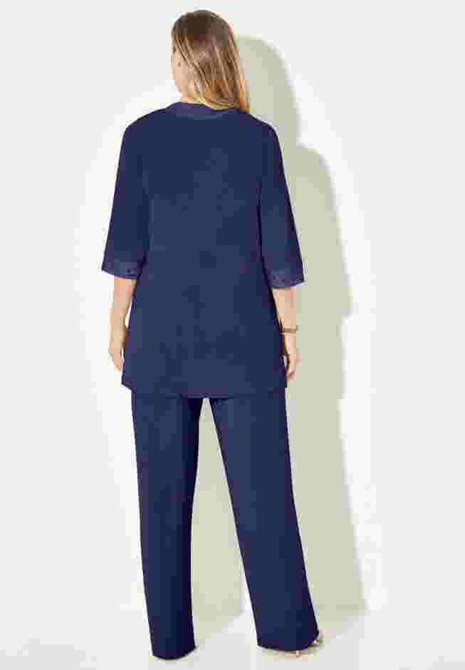 3-Piece Lace Gala Pant Suit image number 1