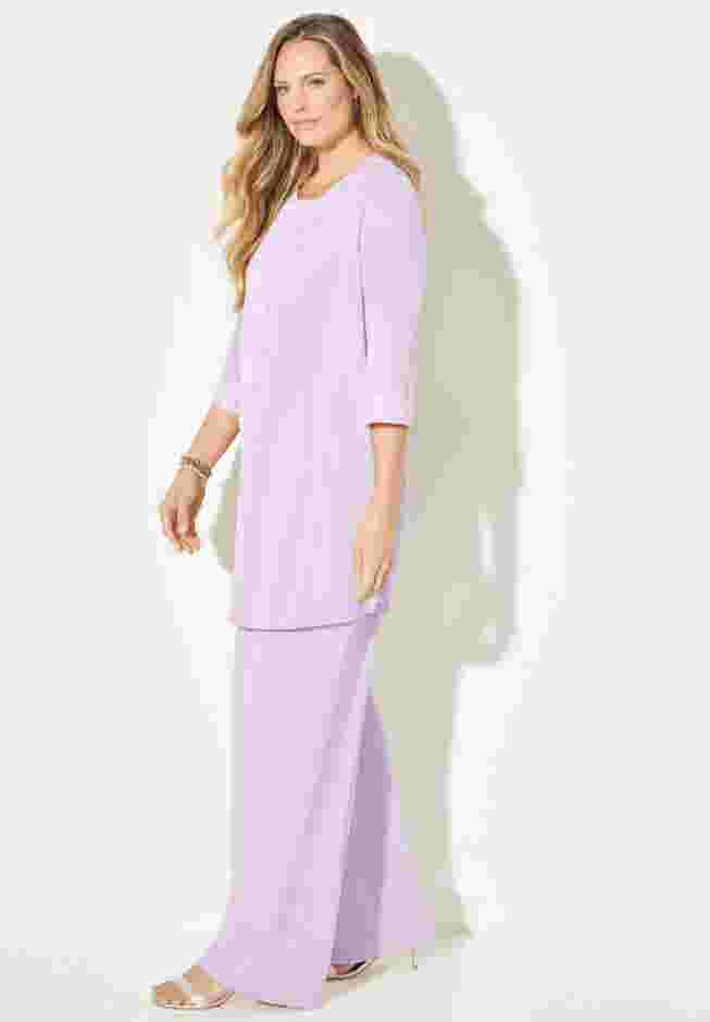 3-Piece Lace Gala Pant Suit image number 2