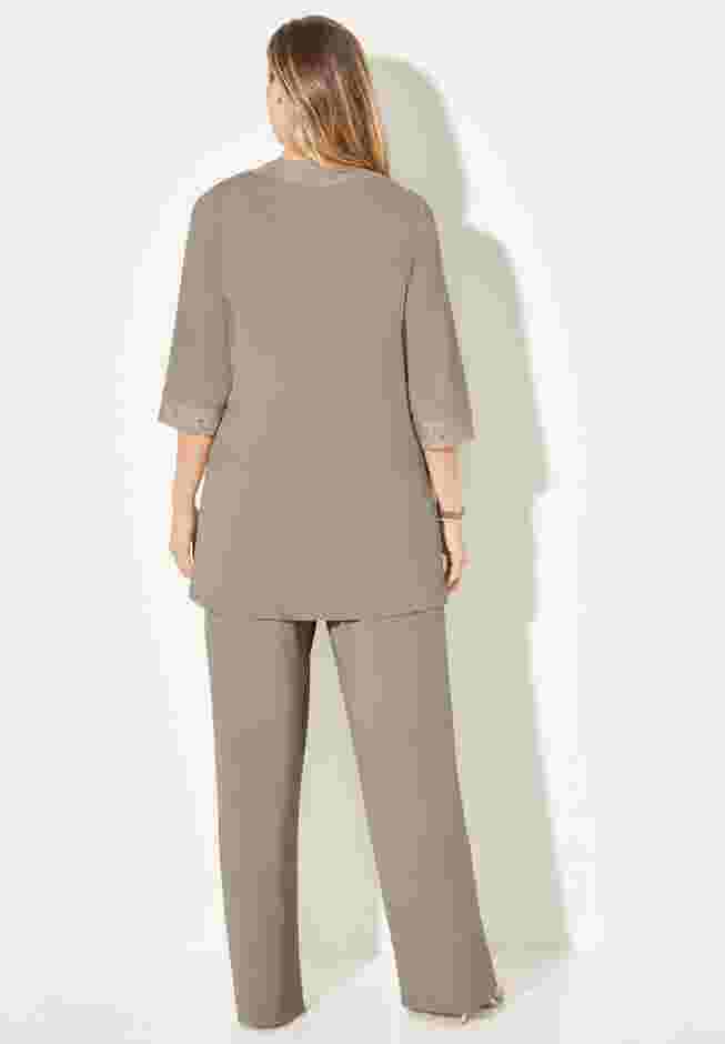 3-Piece Lace Gala Pant Suit image number 1