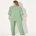 3-Piece Lace Gala Pant Suit image number null