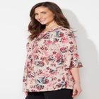 Georgette Pintuck Blouse image number null