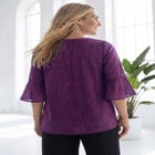 Georgette Pintuck Blouse image number 1