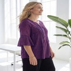 Georgette Pintuck Blouse image number 2