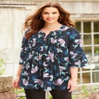 Georgette Pintuck Blouse image number null