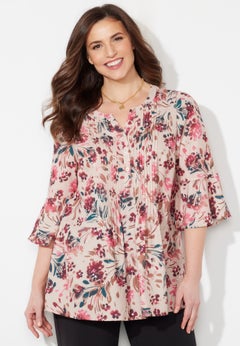 Georgette Pintuck Blouse