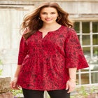 Georgette Pintuck Blouse image number null