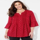 Georgette Pintuck Blouse image number null