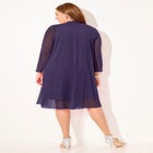 Beaded Trim Jacket Dress Set image number null