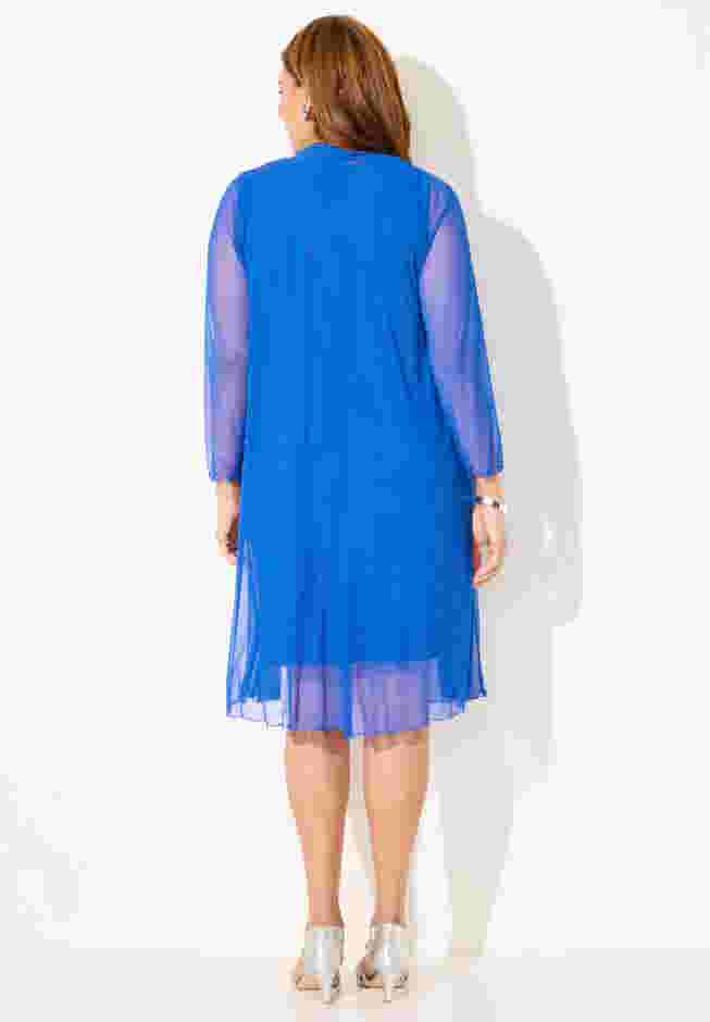 Beaded Trim Jacket Dress Set image number 1