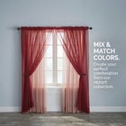 BH Studio Sheer Voile Rod-Pocket Panels -Set of 2 image number null