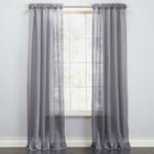 BH Studio Sheer Voile Rod-Pocket Panels, Set of 2 image number 0