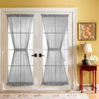 BH Studio Sheer Voile Door Panel With Tiebacks image number null