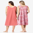 2-Pack Sleeveless Nightgown image number null