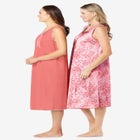 2-Pack Sleeveless Nightgown image number null
