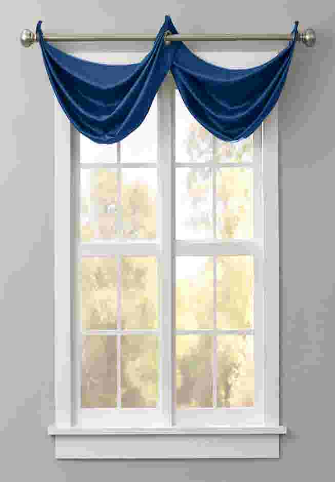 BH Studio Room-Darkening Waterfall Grommet Valance image number 0