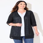 Shadow Stripe Cardigan image number null