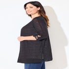 Shadow Stripe Cardigan image number null