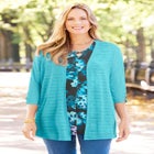 Shadow Stripe Cardigan image number null