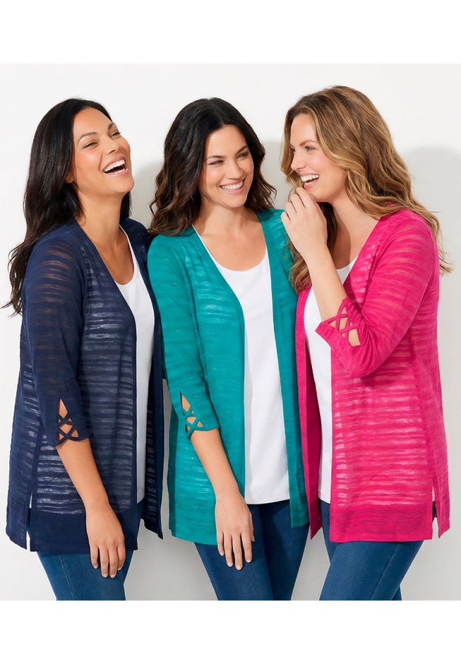 Shadow Stripe Cardigan image number 4