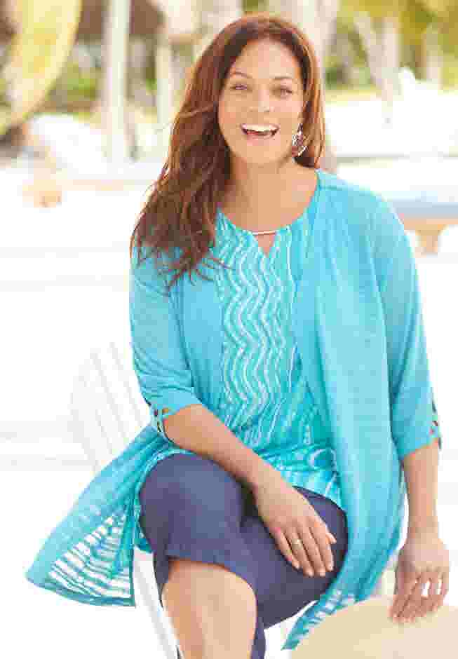 Shadow Stripe Cardigan image number 4