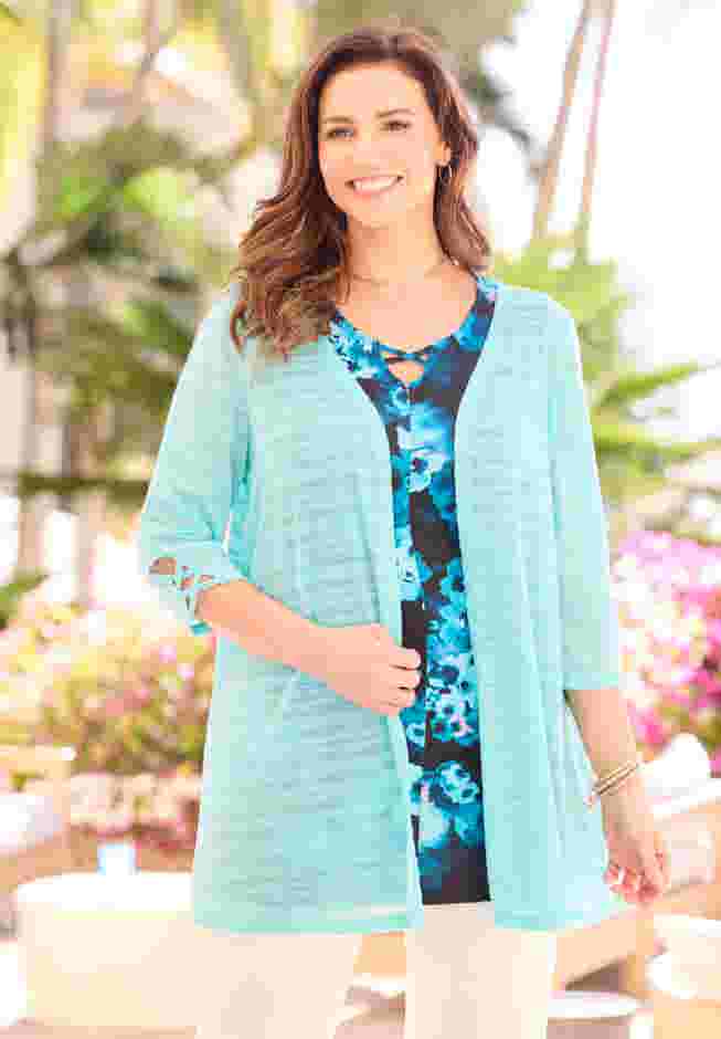 Shadow Stripe Cardigan image number 5
