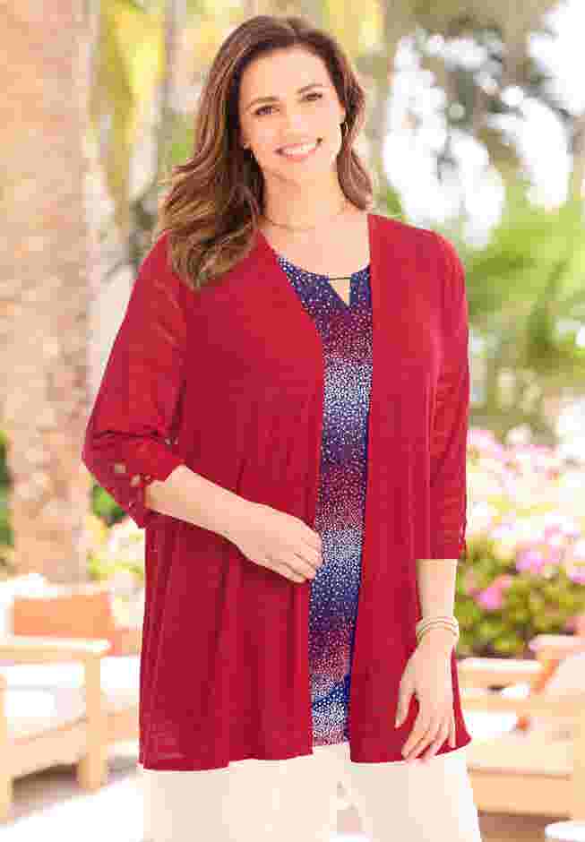 Shadow Stripe Cardigan image number 7