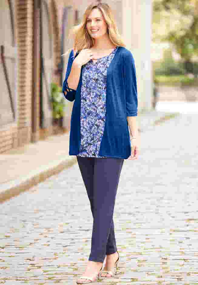 Shadow Stripe Cardigan image number 8